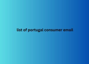 list of portugal consumer email