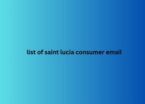 list of saint lucia consumer email