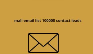 mali email list 100000 contact leads